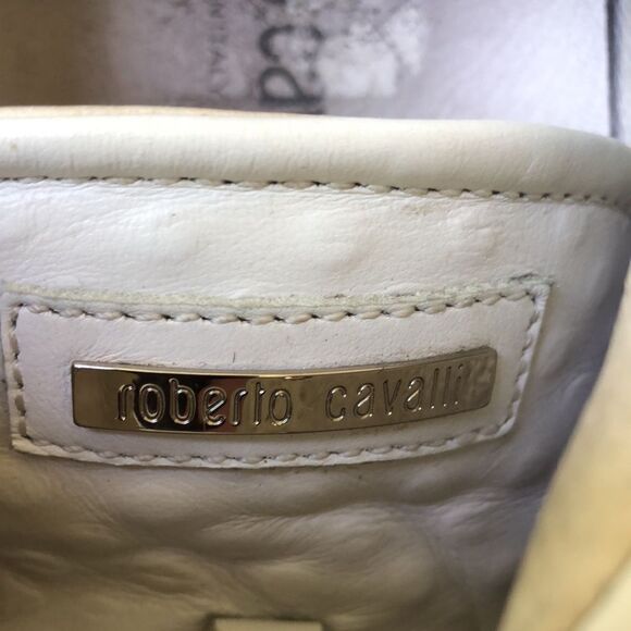 Roberto Cavalli leather embossed sneakers - Picture 10 of 14